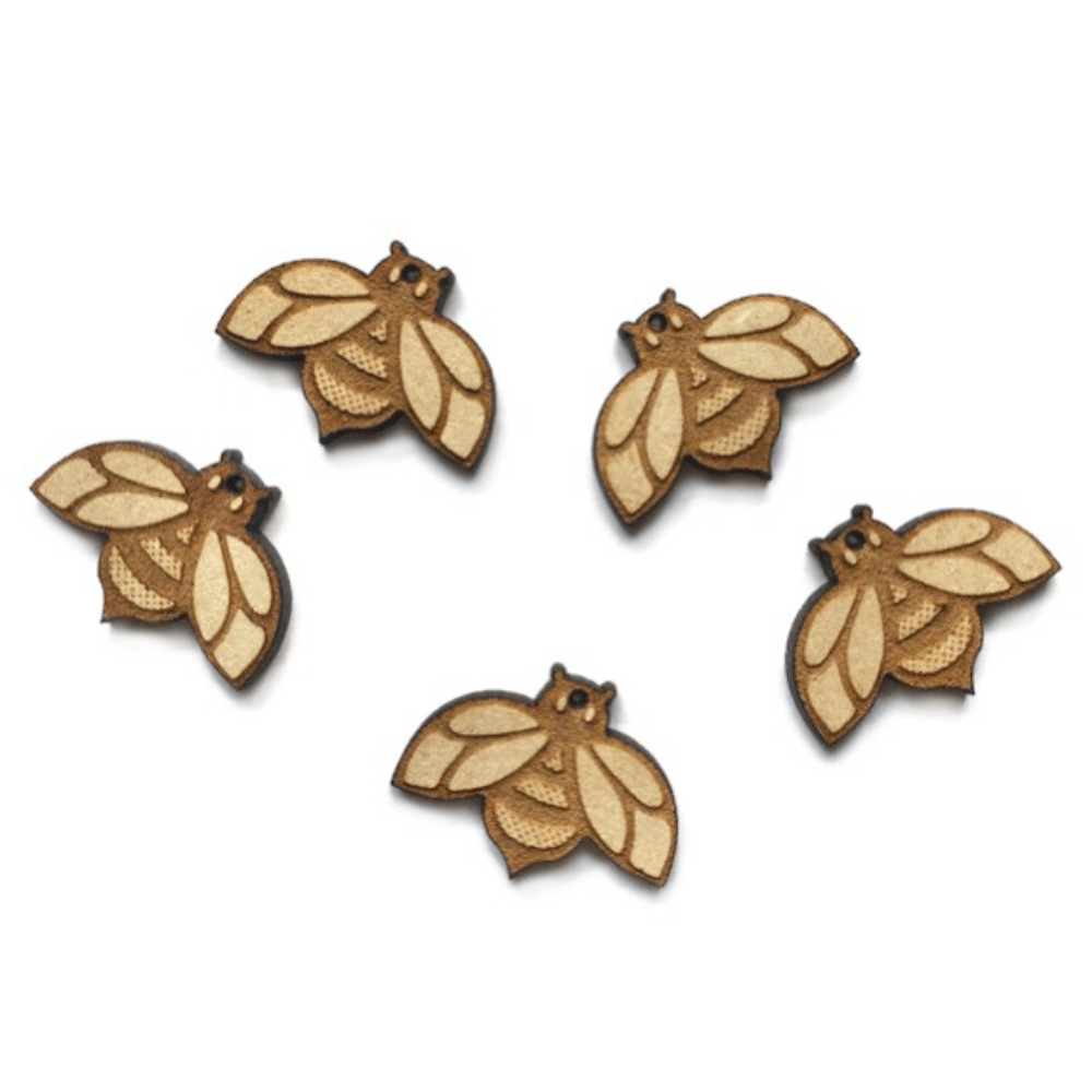Laser Cut Bee Charms 10 Pack – NekoCreations