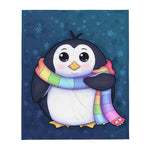 Drew Penguin Throw Blanket - NekoCreations