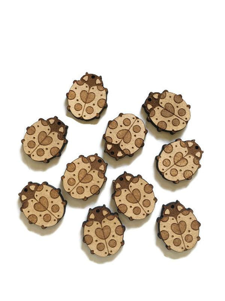 Laser Cut Bee Charms 10 Pack – NekoCreations