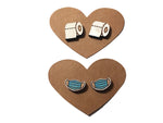 Mask And Toilet Paper 2020 Stud Earring Set