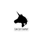 Stabby “Can I Just Stab You” Unicorn Stickers - NekoCreations