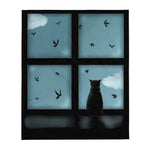 Window Kitty Throw Blanket - NekoCreations