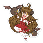 Cute Imp Girl Sticker - NekoCreations