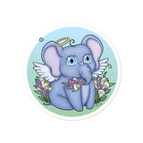 Elephant Angel Sticker - NekoCreations