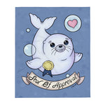 Seal Of Approval Throw Blanket